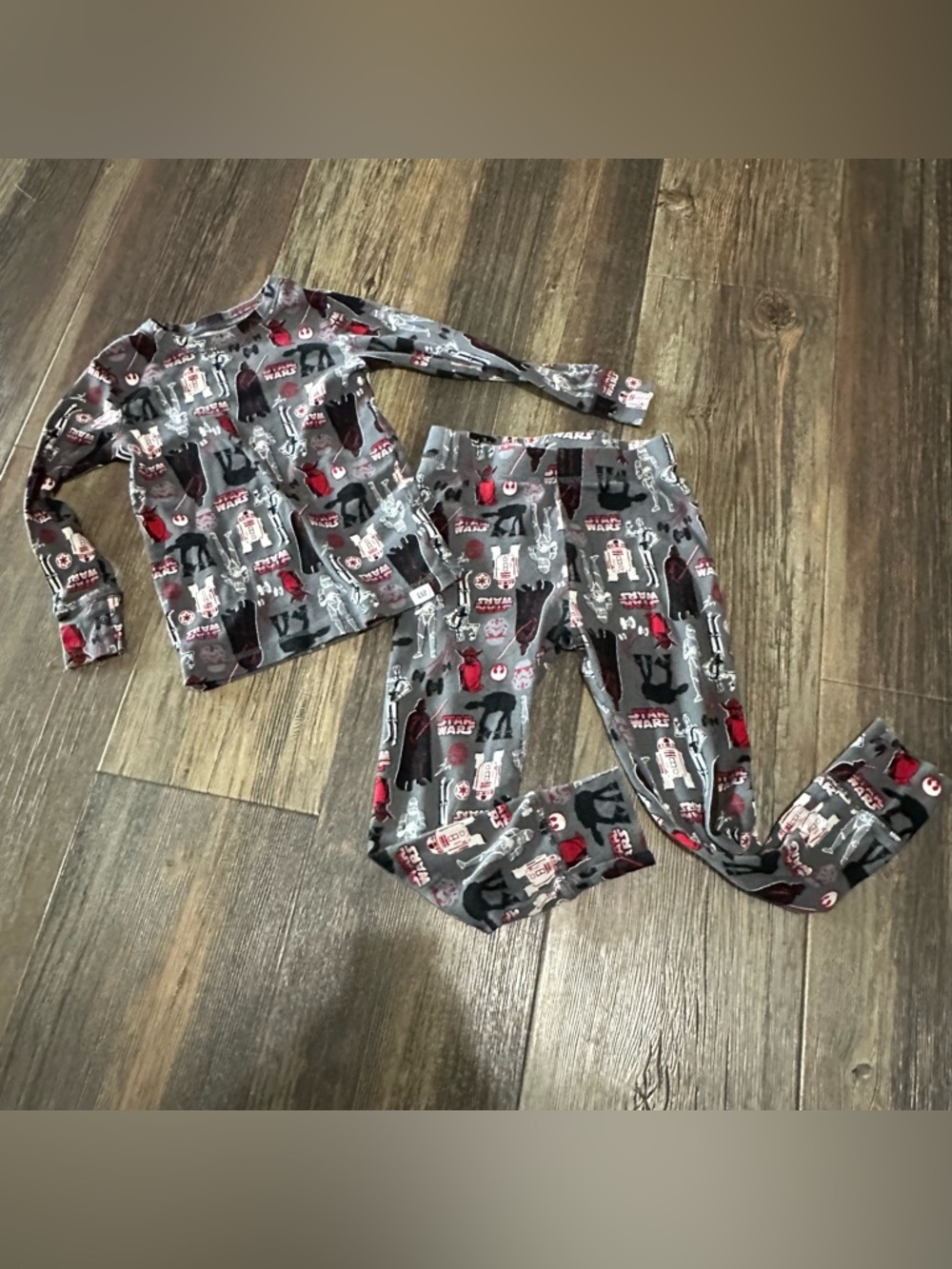 GAP kids Star Wars long John pajama set boys 6 organically grown cotton